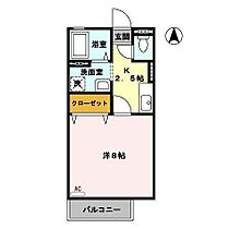 ディアコート浜B棟 B102 ｜ 宮崎県宮崎市吉村町下り松（賃貸アパート1K・1階・26.71㎡） その2