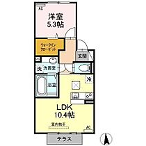 オーキッド　マル　I棟  ｜ 宮崎県宮崎市佐土原町下那珂（賃貸アパート1LDK・1階・40.95㎡） その2