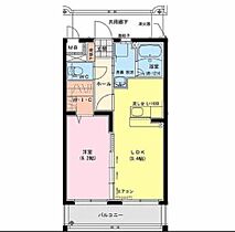 ユーミースマイルII 302 ｜ 宮崎県宮崎市大字小松（賃貸マンション1LDK・3階・40.00㎡） その2