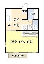 パレスT  ｜ 宮崎県宮崎市月見ケ丘2丁目（賃貸アパート1DK・2階・33.60㎡） その2