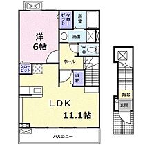 エスペランサ・コート  ｜ 宮崎県都城市年見町（賃貸アパート1LDK・2階・46.09㎡） その2