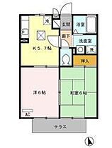 アメニティK 202 ｜ 宮崎県都城市立野町（賃貸アパート2K・2階・40.07㎡） その2