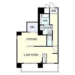 HARU-SARA 2階1LDKの間取り