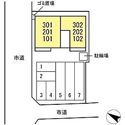 D-resena 大橋II 301 3階2LDKの室内