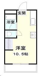 レジデンス11番館 ワンルームの間取図画像
