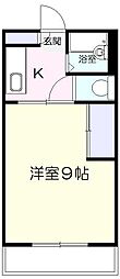 (株)かがみマンション 1DKの間取図画像