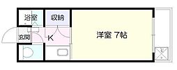MQMハイツ 1Kの間取図画像