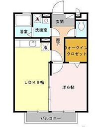 グラン・カーサ 1LDKの間取図画像