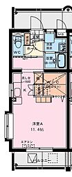 宮崎フェニックスマンション ワンルームの間取図画像