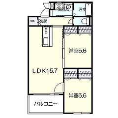 物件の間取り