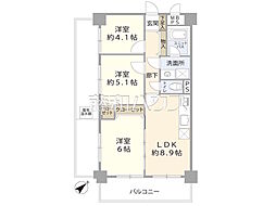 間取図画像 3LDK