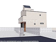 完成予想図（外観）　【日野市東豊田3丁目】 生活に溶け込むシンプルなデザインの外観が魅力の新邸です。　
