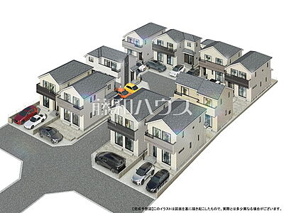 外観:完成予想図(外観) 【八王子市弐分方町】 外観:完成予想図(外観) 【八王子市弐分方町】