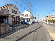 接道状況および現場風景　【立川市砂川町8丁目】