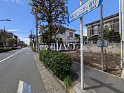 接道状況および現場風景　【武蔵野市境南町2丁目】