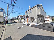 接道状況および現場風景　【武蔵村山市残堀4丁目】
