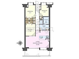 サンヴェール東所沢 3LDKの間取図画像