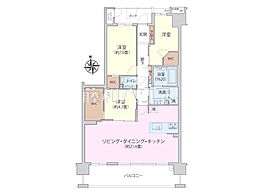 エフ・ユニバース 3LDKの間取図画像