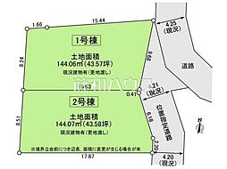 所沢市大字上安松　全2区画　宅地分譲 2号地