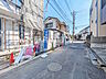 外観：接道状況および現場風景　【和光市白子2丁目】