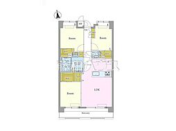 ファミール三鷹グランデージ 3LDKの間取図画像