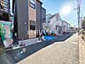 外観：接道状況および現場風景　【新座市石神5丁目】