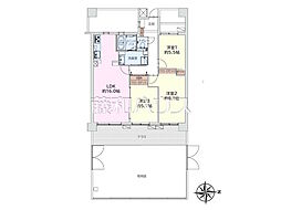ファミールグラン高井戸デュープレックス 3LDKの間取図画像