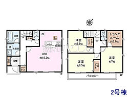 新座市新堀2丁目 全5棟 新築分譲住宅 2号棟
