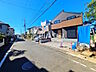 外観：接道状況および現場風景　【清瀬市竹丘3丁目】