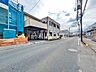 外観：接道状況および現場風景　【新座市畑中1丁目】