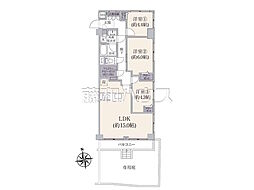 エンゼルハイム荻窪 3LDKの間取図画像
