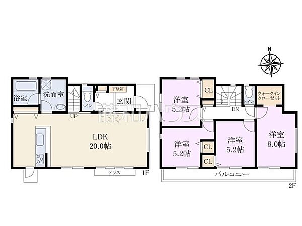 間取りを拡大表示
