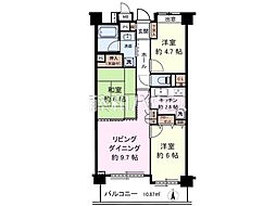 ルピナス八王子 3LDKの間取図画像