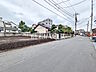 外観：接道状況および現場風景　【日野市多摩平6丁目】