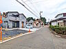 外観：接道状況および現場風景(現況：駐車場)　【武蔵村山市中央3丁目】