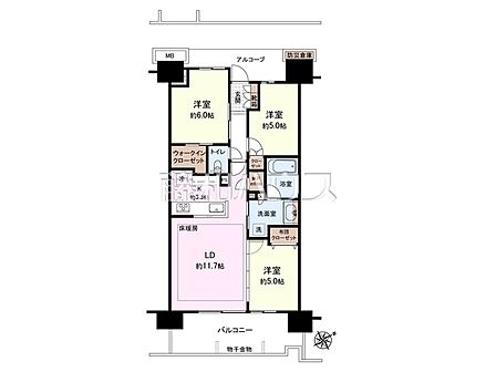 ≪間取図≫ 部屋の雰囲気や広さ・眺望・間取りの使い勝手など、是非一度、ご自身の目で確かめてみてください。 【プラウドシティ豊田多摩平の森】