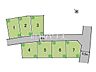 区画図：【4号地】全体区画図　【朝霞市膝折町4丁目】