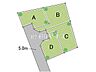 区画図：【B号地】全体区画図　【東村山市恩多町4丁目】