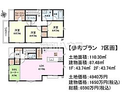 府中市西府町5丁目 全7区画 建築条件付売地 7号地