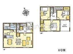 物件画像 所沢市上新井3丁目　全13棟　新築分譲住宅 6号棟