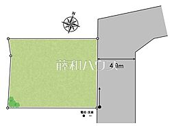 物件画像 所沢市けやき台1丁目　全1区画　建築条件なし売地