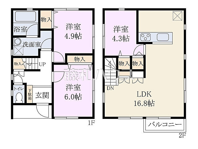 間取り 練馬区東大泉6丁目