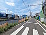 外観：接道状況および現場風景　【国立市東3丁目】