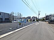接道状況および現場風景　【国立市谷保】