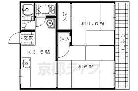 京都府宇治市宇治里尻（賃貸アパート2K・2階・30.05㎡） その2