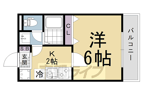 レジデンス京都伏見ＥＡＳＴ 302｜京都府京都市伏見区日野馬場出町(賃貸アパート1K・3階・20.74㎡)の写真 その2