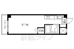 京都府京都市南区西九条針小路町（賃貸マンション1K・2階・18.16㎡） その2