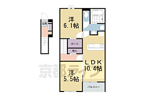 京都府木津川市加茂町里中門伝（賃貸アパート2LDK・2階・56.12㎡） その2