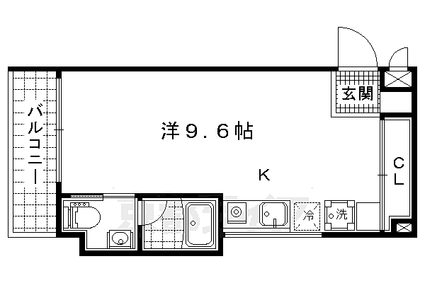 Ｖｉｌｌａ　Ｖｉｓｔａ　Ｄａｉｇｏ　南棟 402｜京都府京都市伏見区小栗栖岩ケ淵町(賃貸マンション1R・4階・23.08㎡)の写真 その2