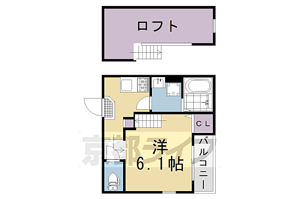 ティエラ淀 201｜京都府京都市伏見区淀下津町(賃貸アパート1K・2階・20.48㎡)の写真 その2